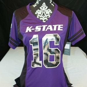 Tops - Kansas State Wildcats K-State Football Jersey #16 Tops - Kansas State Wildcats K-State Football Jersey #16